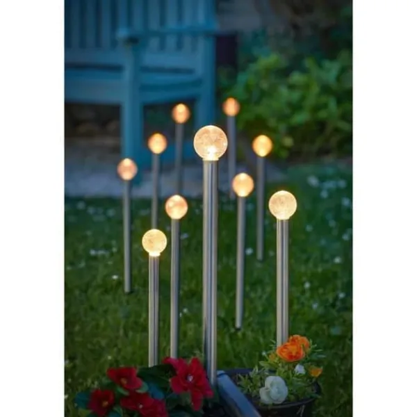 Online GlowBall multitaggarland x10 Trädgårdsprydnader