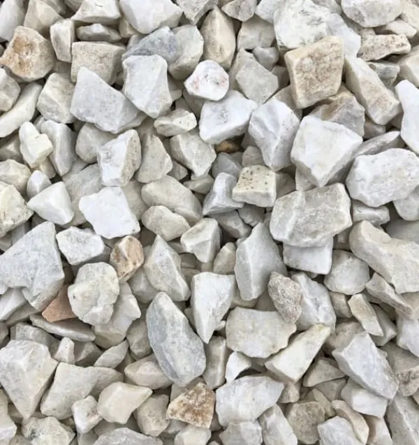Online Granit Trädgårdssten Dekorativ VIT MARIANNA 8-16mm 20kg Biovita Trädgårdsstenar & Klivstenar