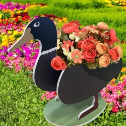 Sale Gör-det-själv djur blomkruka Tecknad Desktop Suckulenta Planter Trädgård prydnad hantverk Trädgårdsprydnader