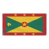 Grenada Flag Banner 6 öljetter 150x300cm i polyester