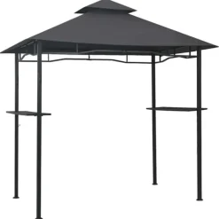 Discount Grilltält 240x150x255 cm antracit stål Tält & Lusthus