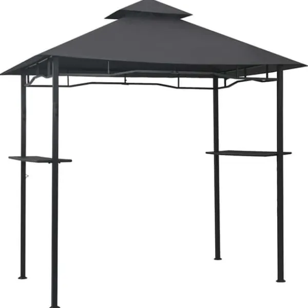 Discount Grilltält 240x150x255 cm antracit stål Tält & Lusthus
