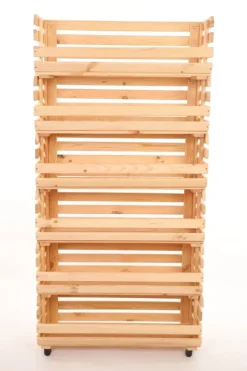 Discount Grönsakslådor på hjul RAWA /bredd 77cm - Naturlig Växtställ