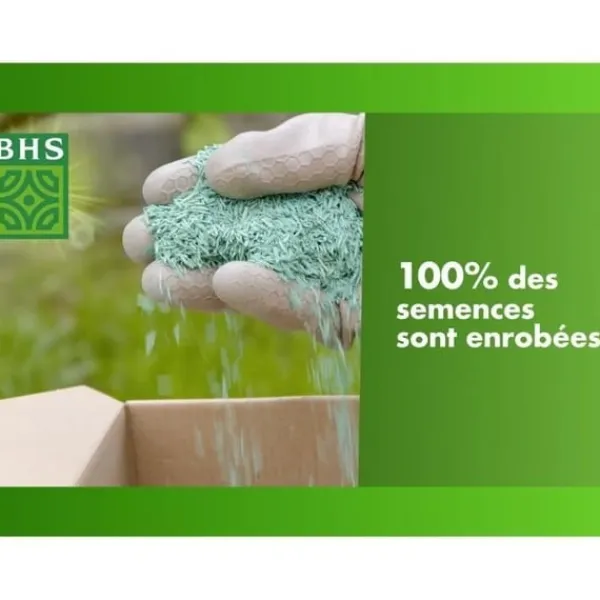 New Gräsmatta - BHS - Seaside Lawn 10 kg | Resistent mot vind, torka och salt | Vacker, attraktiv och robust sommargräsmatta. Jord & Sand