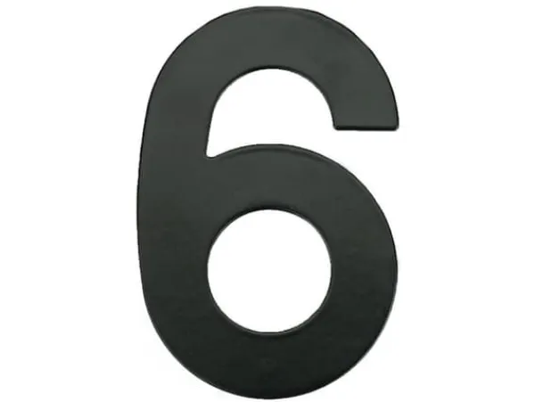 Haushalt House Number 6 Mb-6 145Mm Black