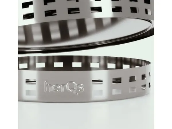Online herQs Smokeless FirePit - Cozy - Silver Öppna Spisar