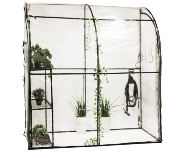 New HORTUS Väggväxthus i plast 215 x 200 x 100 cm (211-206) Växthus