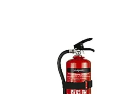 Housegard pulverslukker 2 kg - med væg/autobeslag, brandklasse ABC