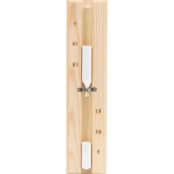New 2-i-1 Bastutermometer & Hygrometer med Sandur | Färg: Massiv furu | Storlek: Standard Bastu