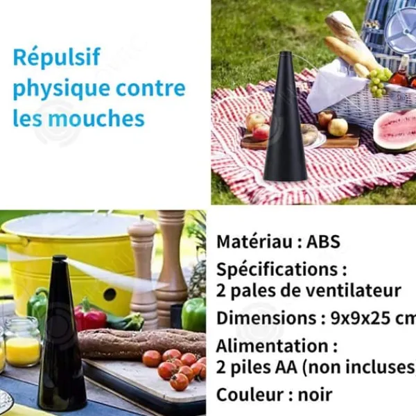 Outlet INN flugavvisande fläkt 3 st bladavvisande medel med mjuka blad för att hålla flugor borta flugavvisande medel för grillfest Insektsmedel & Djuravvisande Medel