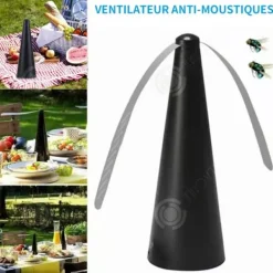 Outlet INN flugavvisande fläkt 3 st bladavvisande medel med mjuka blad för att hålla flugor borta flugavvisande medel för grillfest Insektsmedel & Djuravvisande Medel