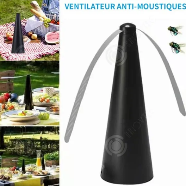 Outlet INN flugavvisande fläkt 3 st bladavvisande medel med mjuka blad för att hålla flugor borta flugavvisande medel för grillfest Insektsmedel & Djuravvisande Medel