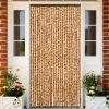 New Insektsdraperi av chenille - Skyddar mot insekter | Färg: Ockra/Vit | Storlek: 100x220 cm Insektsmedel & Djuravvisande Medel