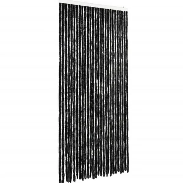 Insektsdraperi i chenille - Skyddar mot insekter | Färg: Antracit | Storlek: 118x220 cm