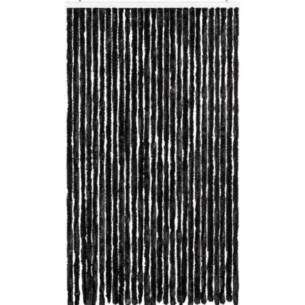 Insektsdraperi i chenille - Skyddar mot insekter | Färg: Antracit | Storlek: 118x220 cm