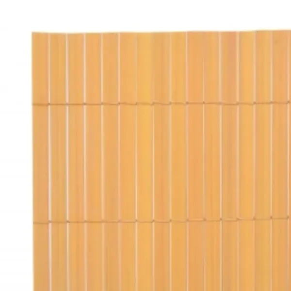 Insynsskydd i väderbeständig PVC - Perfekt för trädgård & altan | Färg: Gul | Storlek: 110x500 cm