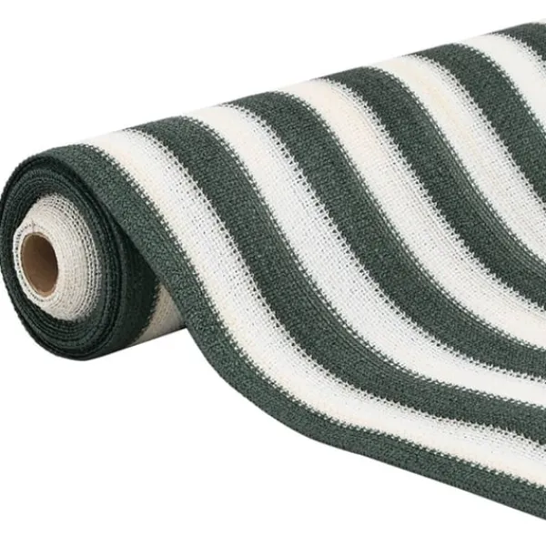Outlet Insynsskyddsnät grön och vit 1,8x25 m HDPE 195 g/m² Markduk & Fiberduk