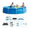 Discount Intex metallram Rund 305x76 cm - Poolkomfortpaket Pooler