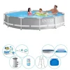 Outlet Intex Prisma Ram Rund 366x76 cm - Pool Bunt Pooler