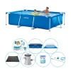 Clearance Intex Rampool rektangulär 260x160x65 cm - Poolpaket Pooler