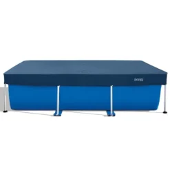 Best Intex rektangulär ram swimmingpool - 260 x 160 x 65 cm - Blå - ingår Tillbehör CB97 Pooler