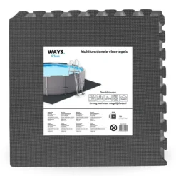 New Intex Round Frame Swimming Pool - 305 x 76 cm - Blå - Ingår Tillbehör CB10 Pooler