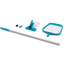 Intex Round Prism Frame Pool - 366 x 76 cm - Grå - Inklusive Tillbehör - CB90