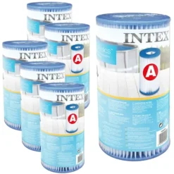 Discount Intex Rund Uppblåsbar Easy Set Pool - 396 x 84 cm - Blå - Inklusive Tillbehör - CB91 Pooler