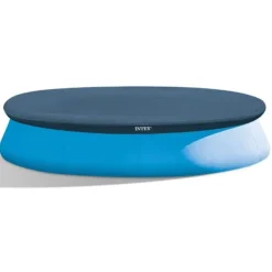 Hot Intex Rund Uppblåsbar Easy Set Pool - 396 x 84 cm - Blå - Inklusive Tillbehör - CB16 Pooler