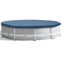 Clearance Intex simbassäng med rund ram - 305 x 76 cm - Vattentryck - Inklusive Tillbehör - CB21 Pooler