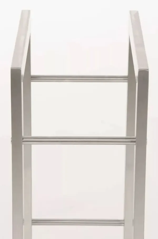 Sale Keri Handcrafted Stainless Steel Firewood Rack Indoor, 25x60x100 cm Tillbehör Till Vedeldade Kaminer & Öppna Spisar