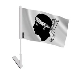 Sale Klistre flagga - Korsika - 14 x 21 cm - Polyester - Lätt - Framsida/baksida Flaggor & Vindstrutar