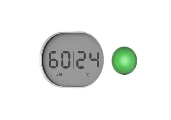 Clearance Koldioxiddetektor, 3 i 1-funktion, 10 års batteritid, realtidsavläsningar,1 st Rök- & Koloxiddetektorer
