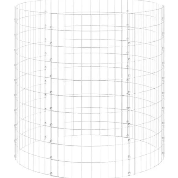 Best Kompost Ø100x100 cm galvaniserat stål Kompostering