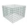vidaXL Kompostgaller kvadrat 100 x 100 x 70 cm