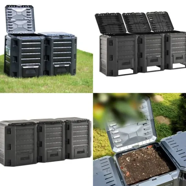 Kompostlåda svart 1200 L - Kompost - Komposter - Home & Living