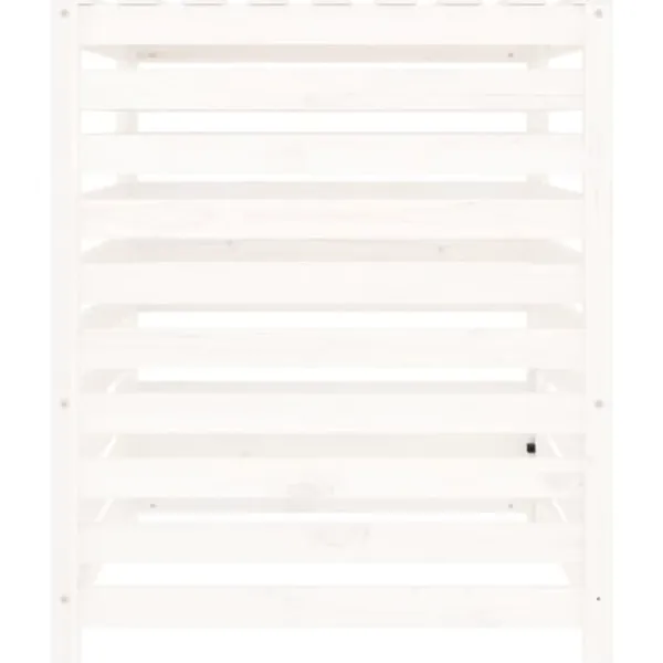 Clearance Kompostlåda vit 82,5x82,5x99,5 cm massiv furu - Kompost - Kompostlåda - Home & Living Kompostering