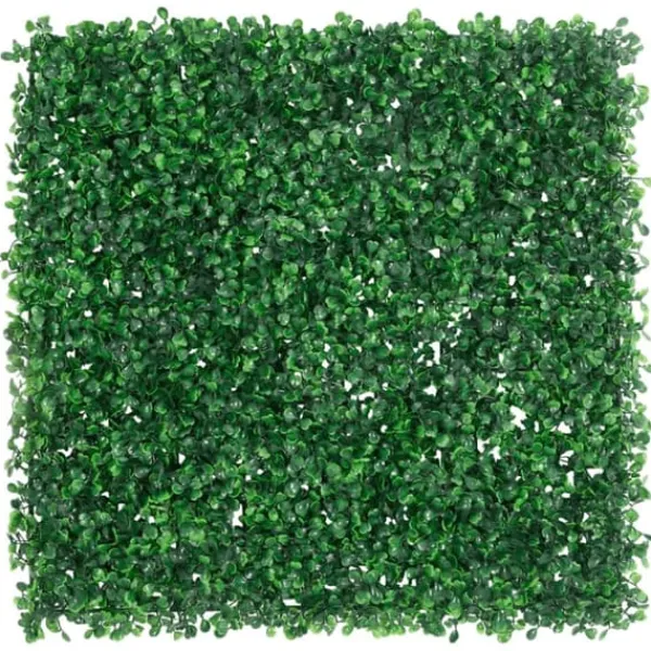 Sale Konstväxt växtvägg 6 st grön 50x50 cm Trädgårdsprydnader