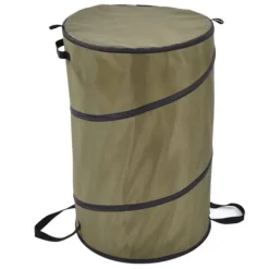113L hopfällbar papperskorg 30 gallon återvinning stor lövsoppåse med handtag för trädgårdscamping