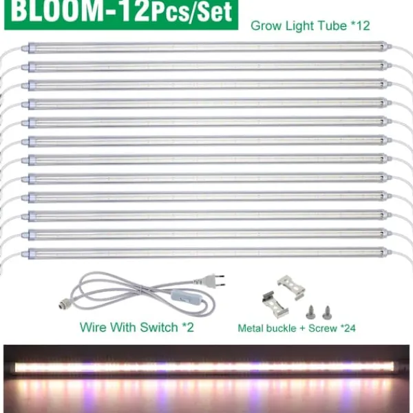 LED Växtlampa, Full Spektrum, Vattentät Design,BLOOM