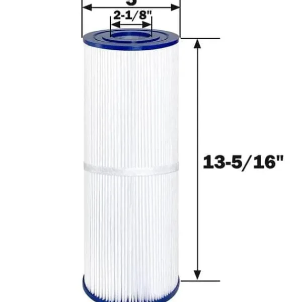Lollanda 2-pack poolfilterpatroner – kompatibla med Unicel C-4326, Pleatco PRB25-IN, Filbur FC-2375, 25 kvadratfot filtreringsyta