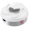 Best LOVELY Flugfälla, USB Automatisk flugfångare Rund Löstagbar elektrisk insektsfälla Vabelfälla Vit Skadedjursfällor