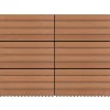 Discount Markplattor WPC 60x30 cm 6 st 1 m² brun Trädgårdsprydnader