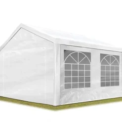 Marquee trädgårdstält 3x4 m lusthus PE 350 N presenning 100 % vattentät vit