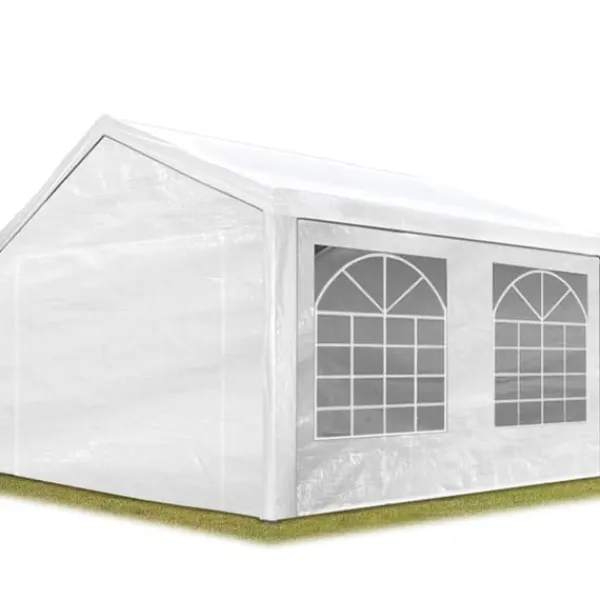 Marquee trädgårdstält 3x4 m lusthus PE 350 N presenning 100 % vattentät vit