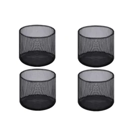 Hot Mesh Aquatic Plant Pot - Set om 4 för vattenträdgårdar Round shape Vattenväxter