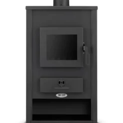 New Mångsidig vedspis med vattenmantel - 15 kW, lämplig för öppna & slutna system Vedeldade Kaminer