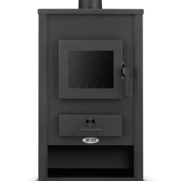 New Mångsidig vedspis med vattenmantel - 15 kW, lämplig för öppna & slutna system Vedeldade Kaminer