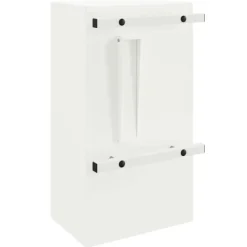 New Modern stålbrevlåda - Vattentät och säker med lås | Färg: Vit | Storlek: 30x23x55 cm Postlådor & Brevlådor