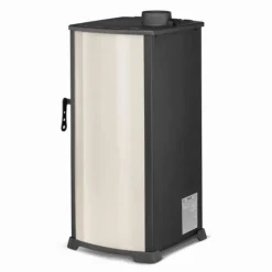 Clearance Modern vedspis - gjutjärns kokplatta - 10 kW effekt - upp till 100 m² Vedeldade Kaminer